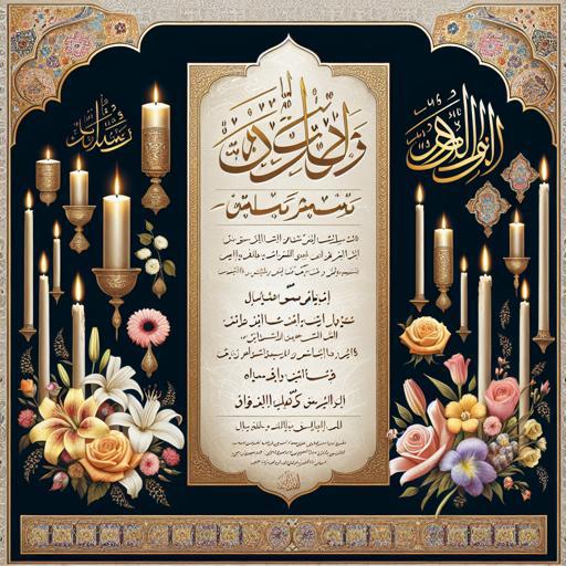 چگونه یک اعلامیه ترحیم چندزبانه طراحی کنیم