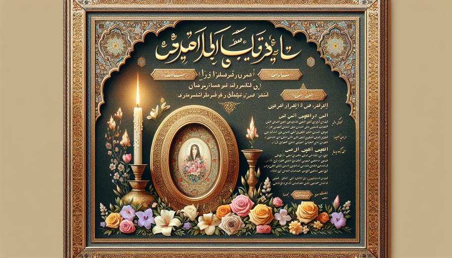 راهنمای طراحی اعلامیه ترحیم اقتصادی و سریع