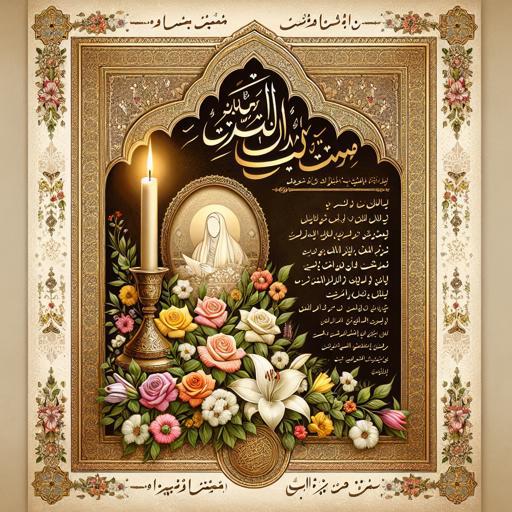 طراحی آنلاین کارت دعوت مراسم ختم؛ زیبا و آماده چاپ