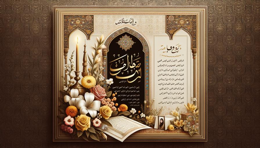 اعلامیه ترحیم سالگرد