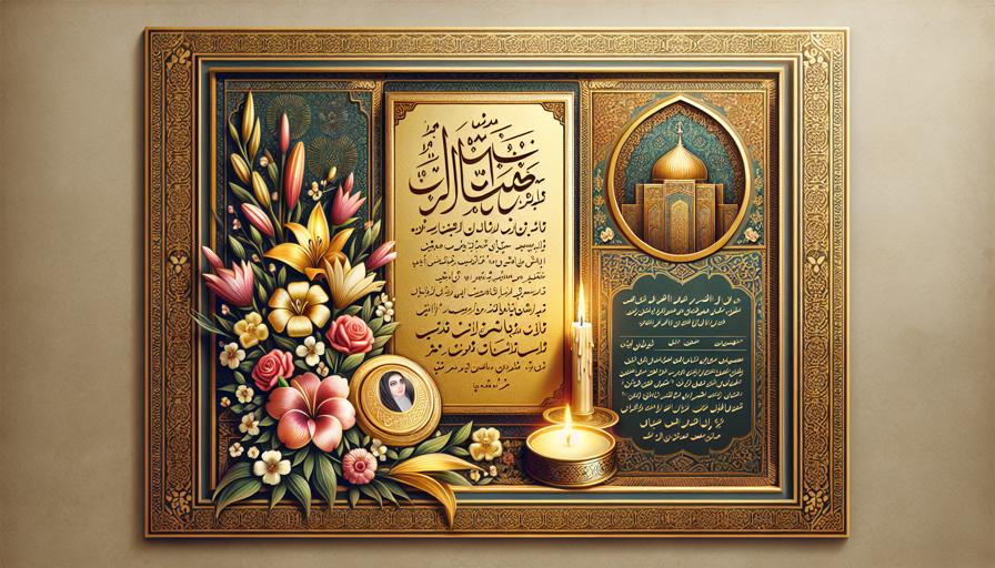 آگهی ترحیم در ماه محرم