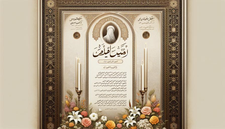 چگونه یک آگهی فوت ماندگار و محترمانه طراحی کنیم