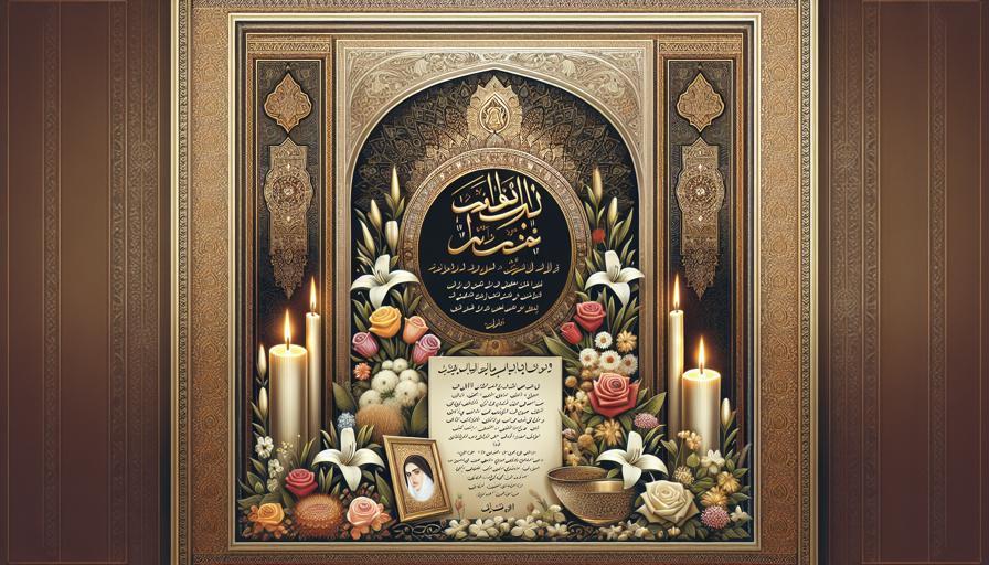 چگونه متن تسلیت را به صورت هنری و زیبا در آگهی فوت درج کنیم