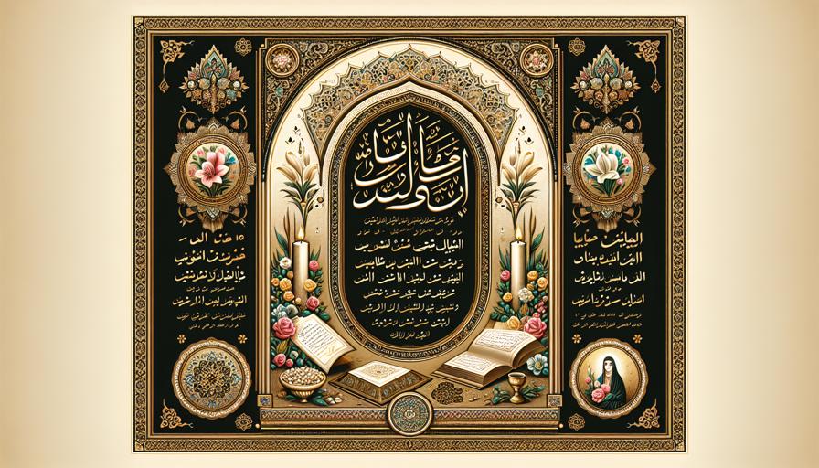 تفاوت طراحی اعلامیه ترحیم رسمی و صمیمی