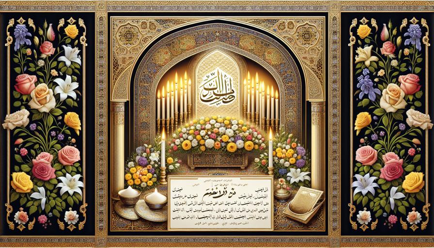 چگونه متن مذهبی و غیرمذهبی را در آگهی فوت ترکیب کنیم