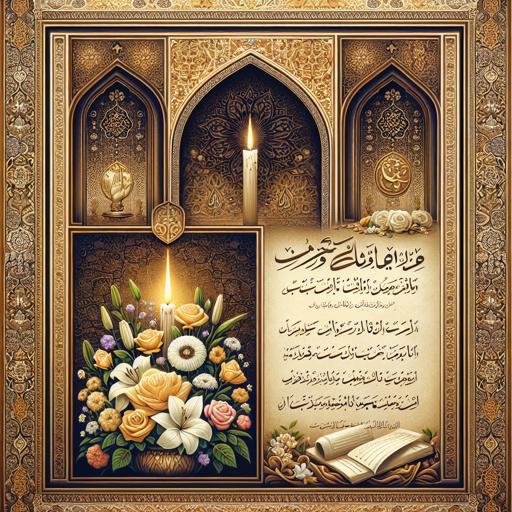 چگونه اعلامیه ترحیم را برای فضای مذهبی طراحی کنیم