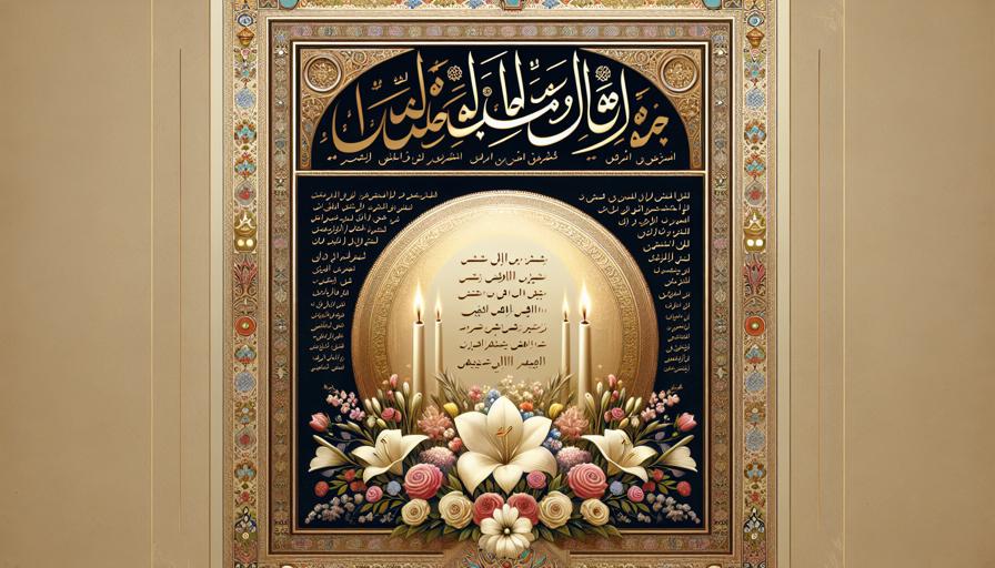 راهنمای استفاده از حاشیه‌ها و خطوط تزئینی در آگهی فوت