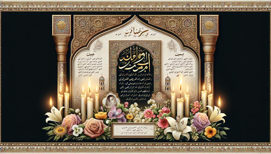 چگونه یک آگهی فوت با طراحی مدرن و ساده داشته باشیم