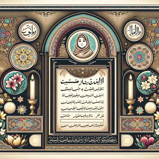 آموزش ساخت اعلامیه ترحیم آنلاین با عکس مرحوم