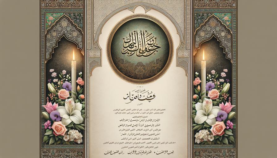 ایده‌های ترکیب رنگ طلایی و مشکی در آگهی فوت