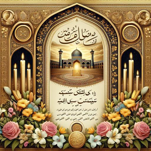 آگهی فوت آنلاین با پس‌زمینه اسلامی؛ طرح‌های ویژه مراسم