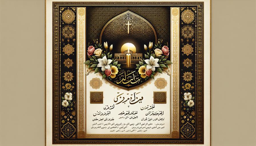 چگونه اعلامیه ترحیم را به سبک مینیمال طراحی کنیم