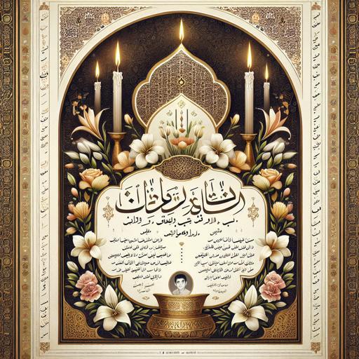 اعلامیه ترحیم آنلاین آماده چاپ؛ دانلود آنی فایل نهایی