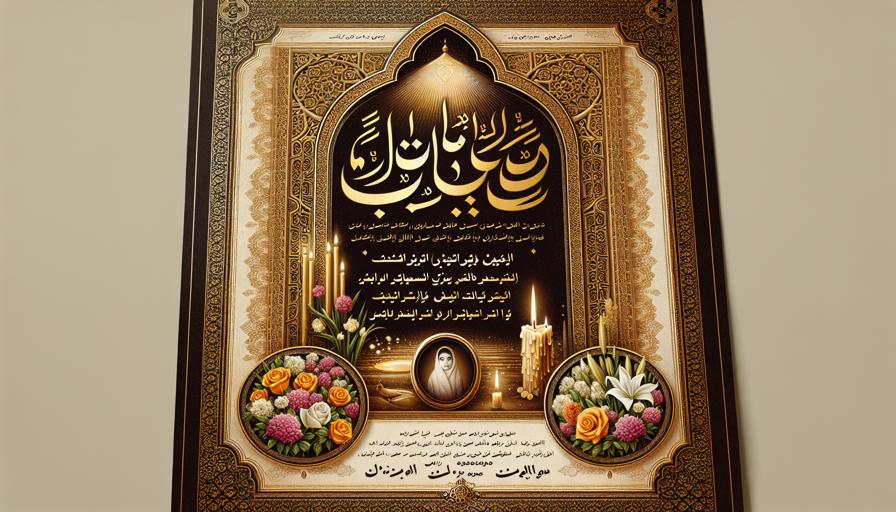 چگونه یک آگهی فوت لوکس و خاص طراحی کنیم