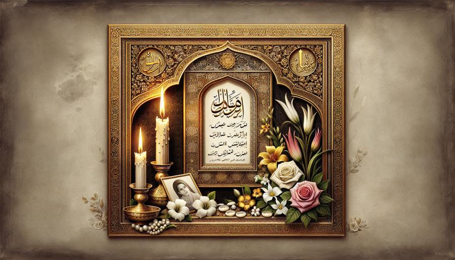 بررسی تاثیر فضای سفید در زیبایی اعلامیه ترحیم