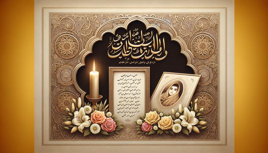 چگونه یک اعلامیه ترحیم با طراحی کلاسیک داشته باشیم