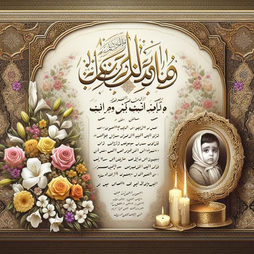 طراحی اعلامیه ترحیم در موبایل با قابلیت ویرایش آنلاین