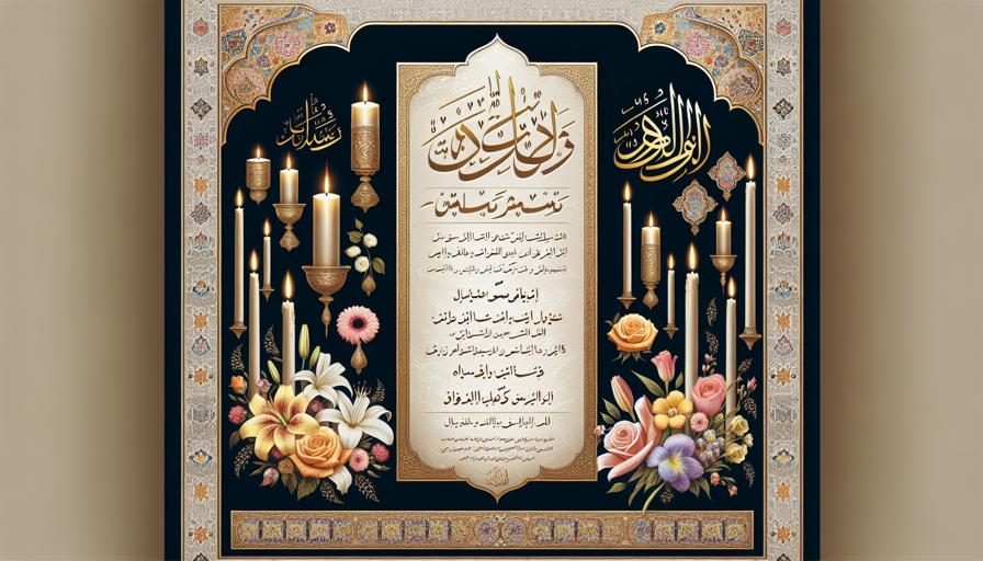 چگونه یک اعلامیه ترحیم چندزبانه طراحی کنیم