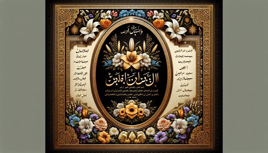 اعلامیه ترحیم پدرشوهر؛ نمونه متن کوتاه و محترمانه