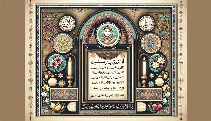 آموزش ساخت اعلامیه ترحیم آنلاین با عکس مرحوم