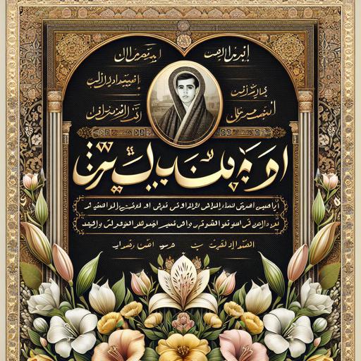 طراحی آنلاین اعلامیه ترحیم حرفه‌ای مخصوص مراسم رسمی