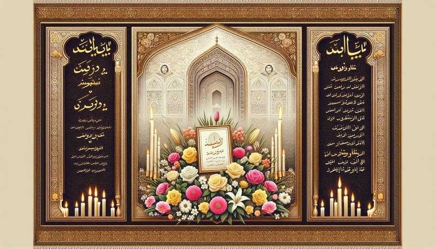 ایده‌هایی برای طراحی کارت یادبود همراه با آگهی فوت