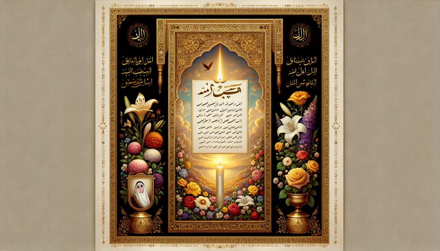 آگهی فوت برای خاله مهربان؛ متن ادبی و تسلیت‌آمیز