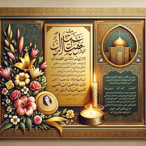 آگهی ترحیم در ماه محرم