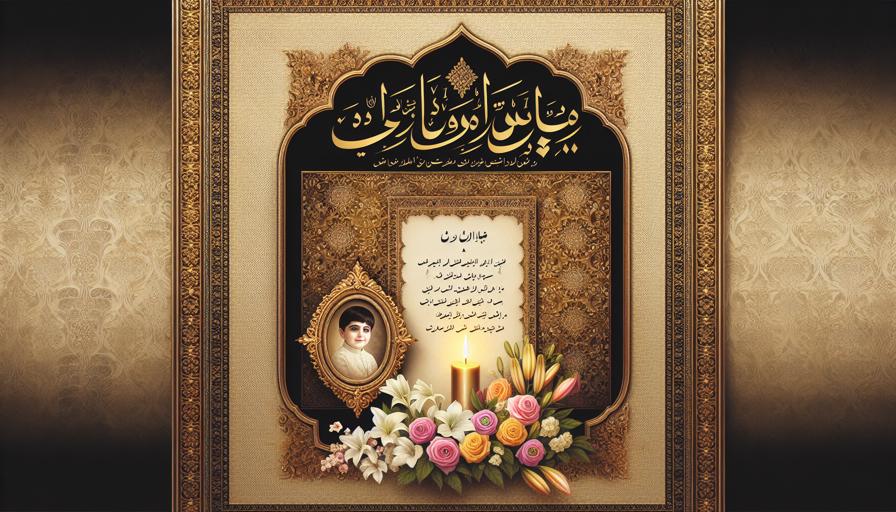 چگونه متن طولانی تسلیت را در قالب محدود آگهی فوت جای دهیم