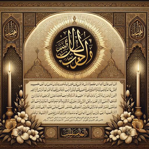 ساخت آنلاین اعلامیه ترحیم با فونت‌های مذهبی و رسمی