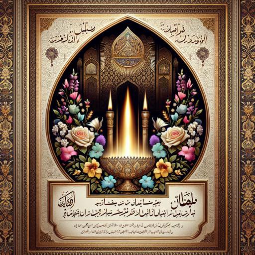 طراحی اعلامیه ترحیم برای پدربزرگ با جملات محترمانه