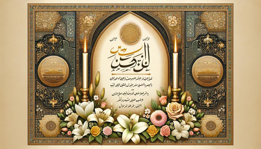 بررسی تأثیر استفاده از رنگ سفید در اعلامیه ترحیم