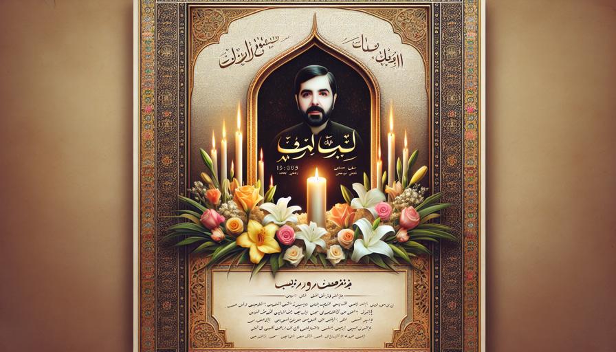 آگهی ترحیم آنلاین مناسب چاپخانه‌ها؛ طراحی استاندارد و سریع