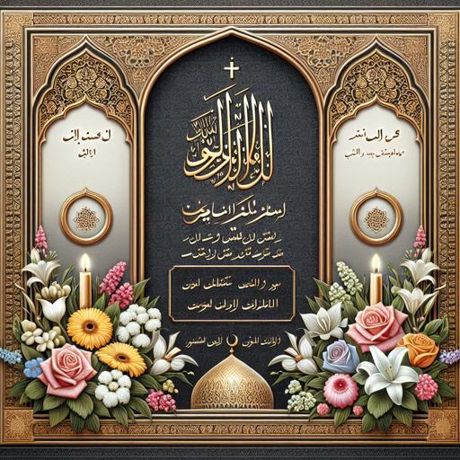 اعلامیه ترحیم آنلاین با فونت‌های رسمی؛ دانلود نسخه چاپی