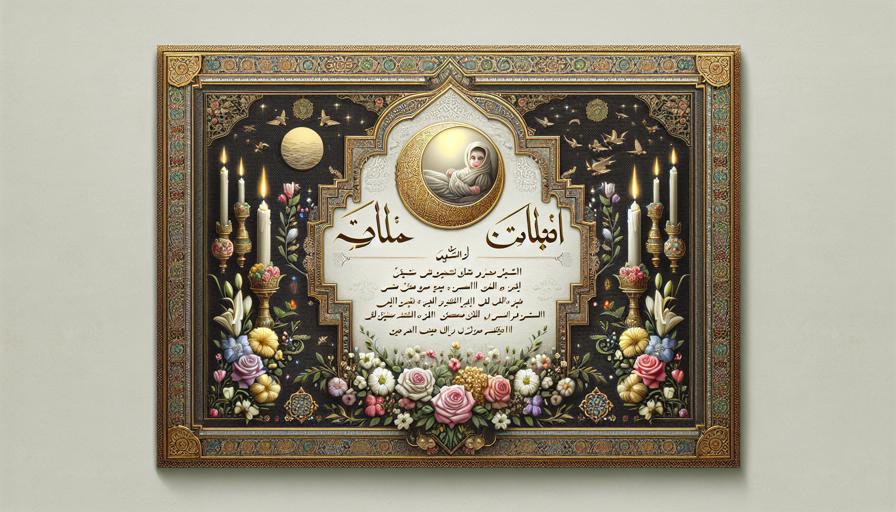 استفاده از المان‌های طبیعت (کوه، درخت، دریا) در طراحی اعلامیه ترحیم