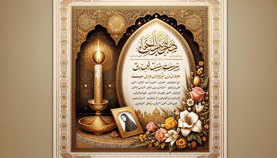 چگونه اعلامیه ترحیم را برای یک خانواده پرجمعیت طراحی کنیم