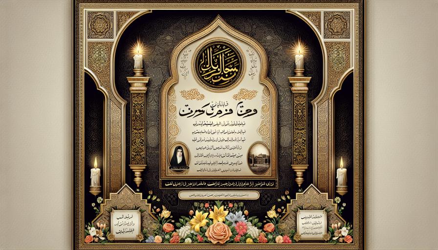 چگونه یک اعلامیه ترحیم زیبا برای پدر طراحی کنیم