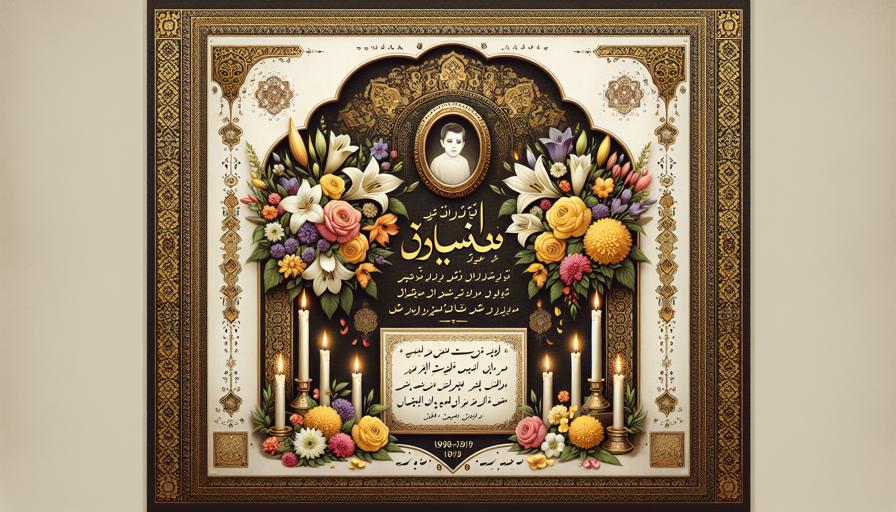 طراحی آنلاین آگهی ترحیم؛ ساخت طرح حرفه‌ای بدون نرم‌افزار