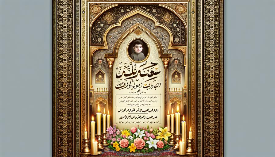 طراحی آنلاین آگهی ترحیم با قاب عکس؛ ابزار پیشرفته و آسان