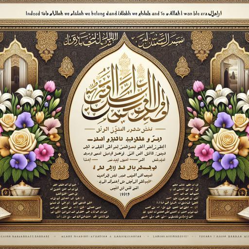 طراحی اعلامیه ترحیم ویژه افراد فرهنگی و دانشگاهی