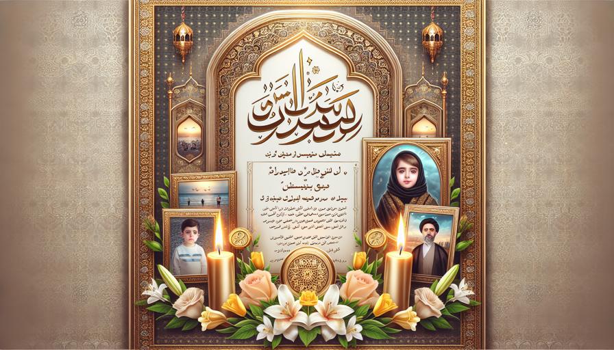 ایده‌های خاص برای طراحی اعلامیه ترحیم جوانان