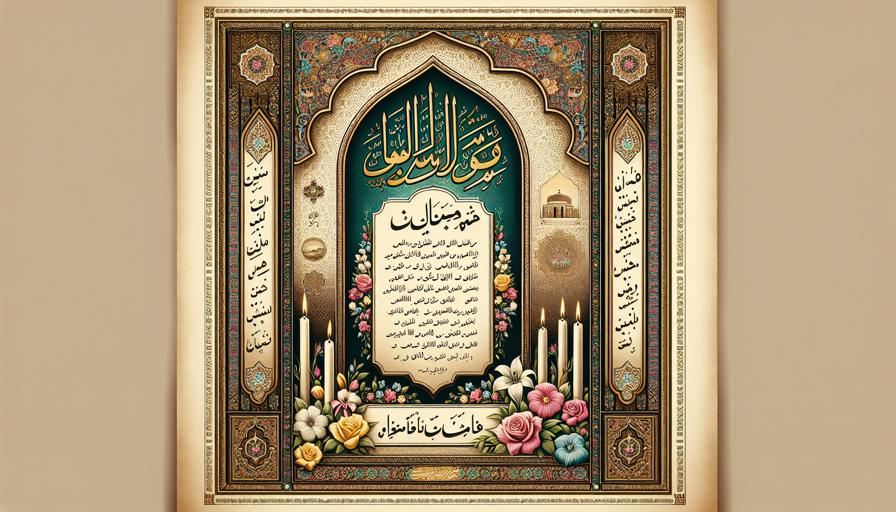 بررسی نقش المان‌های اسلامی در طراحی آگهی فوت