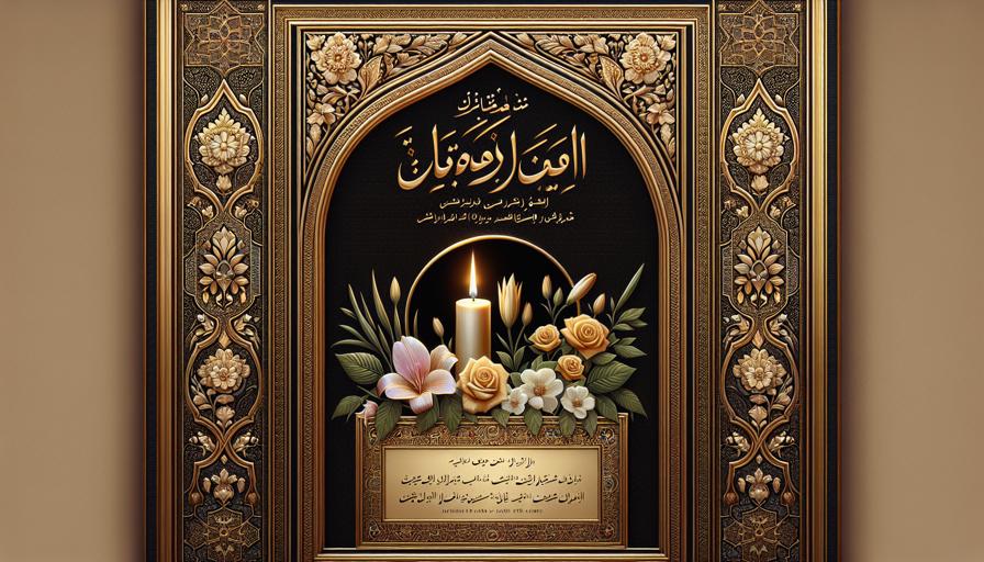 بهترین قالب‌های آماده برای طراحی اعلامیه ترحیم
