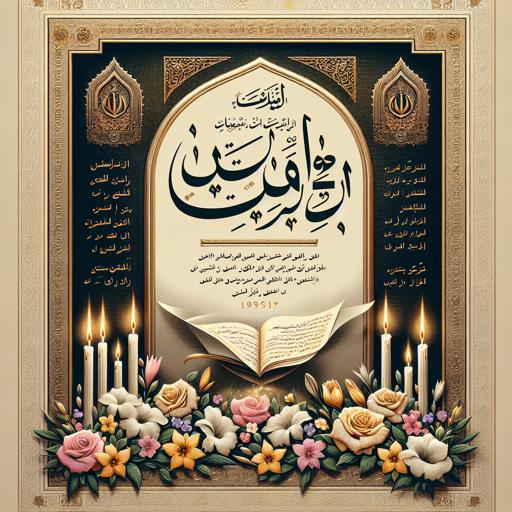 اعلامیه ترحیم چهلم
