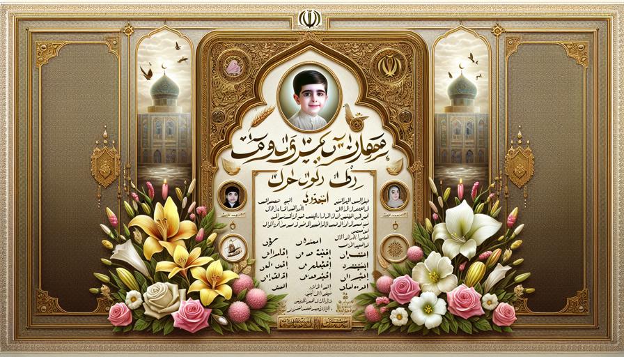 اعلامیه ترحیم دخترعمه؛ متن‌های احساسی و باوقار