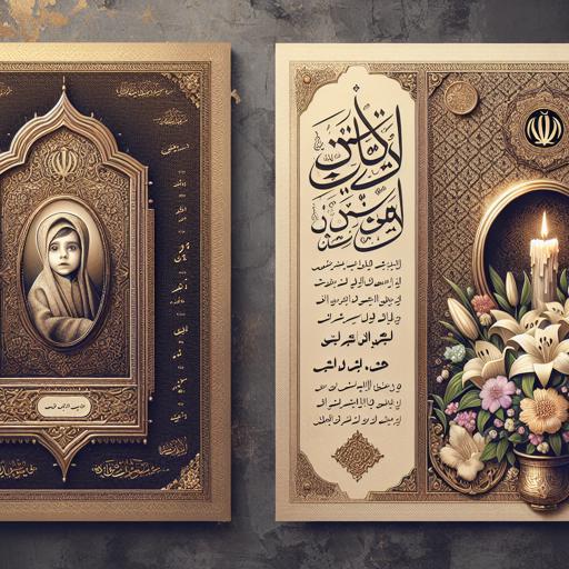 اعلامیه ترحیم برای پدرزن؛ متن رسمی برای چاپ