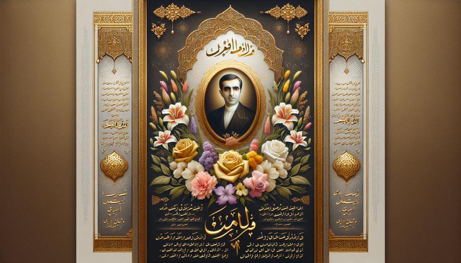 بررسی نمونه‌های الهام‌بخش از اعلامیه‌های ترحیم تاریخی