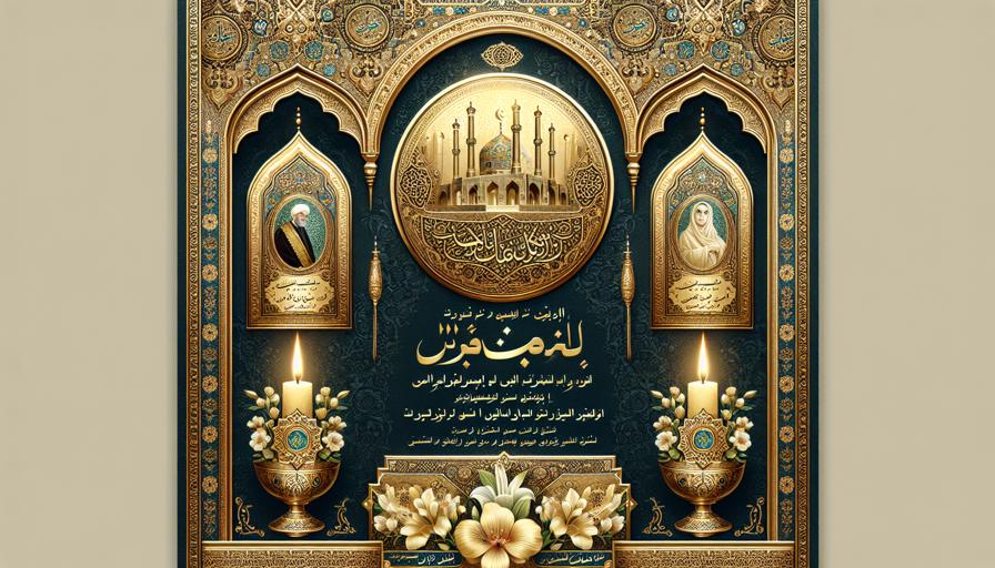 چگونه یک اعلامیه ترحیم شیک و ساده طراحی کنیم