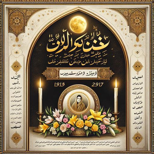 طراحی آنلاین آگهی فوت با امکان آپلود چند عکس