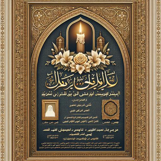 چگونه برای اعلامیه ترحیم یک لوگو یا امضای خاص طراحی کنیم